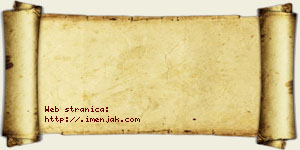 Angelina Kanić vizit kartica